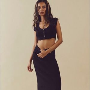 Free People Beach “Riri Sweater Set” black size Small